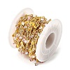 Brass Flat Round Bar Link Chains CHS-H112-17G-2
