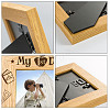 Natural Wood Photo Frames DIY-WH0234-011-4