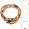 16Pcs Stainless Steel Satellite Chains Stretch Bracelet for Women BJEW-SP0001-16A-1