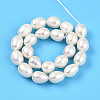 Natural Cultured Freshwater Pearl Beads Strands PEAR-N012-07V-01-2