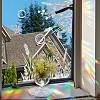 Flower Rainbow Prism Electrostatic Window Stickers PW-WG7E07F-01-3