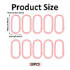 10Pcs Alloy Spring Gate Rings FIND-TA0009-25D-3