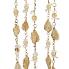 Rough Raw Natural Citrine Wind Chime HJEW-P015-06-3