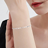 1Pc 925 Sterling Silver Curb Chain Bracelets BJEW-BBC0001-06A-5