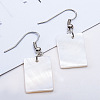 Natural Texture Shell Earrings IS3498-2-1