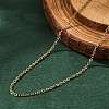304 Stainless Steel Necklace LS-MAK-F033-01G-1