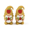 Teachers' Day Themes Silicone Beads SIL-I013-01C-02-1