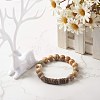 Natural Mixed Stone Round Beads Stretch Bracelets BJEW-JB06637-4