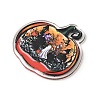 Halloween Printed Acrylic Pendants MACR-I041-02D-2