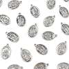 30Pcs 6 Styles Religion Tibetan Style Alloy Pendants FIND-FS0005-01-2