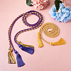 6Pcs 3 Style Polyester Tassel Big Pendant Decorations FIND-TA0001-49-3