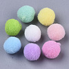 DIY Doll Craft Polyester High-elastic Pom Pom Ball AJEW-R093-02E-01-2