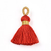 Polycotton(Polyester Cotton) Tassel Pendant Decorations FIND-N006-01G-1