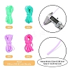 20M 4 Colors Hollow Pipe PVC Tubular Synthetic Rubber Cord RCOR-YW0001-06C-2