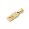 304 Stainless Steel Pendants STAS-Z120-03F-G-2