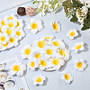 30Pcs 3 Styles Foam Artificial Frangipani Flower Aligator Hair Clips PHAR-SP0001-23A-4