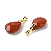 Natural Red Jaspe Pendants G-Q005-02G-02-2