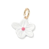 Spray Painted Brass Charms KK-CBAEB58-10B-1
