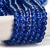 Drawbench Transparent Glass Beads Strands GLAD-Q012-4mm-22-2