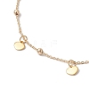 Brass Cable Chain Anklets AJEW-AN00601-03-3