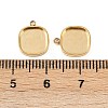 304 Stainless Steel Pendant Cabochon Settings STAS-A194-05D-G-3