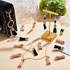 SUNNYCLUE 100Pcs Faux Suede Tassel Pendant Decorations FIND-SC0003-22A-5