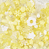 100G Transparent & Opaque Acrylic Beads TACR-TA0001-57F-4