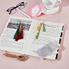 Acrylic Blank Bookmarks with Tassels Making Set FIND-BC0014-36-4