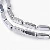 Cuboid Non-Magnetic Synthetic Hematite Beads Strands G-D800-11B-1