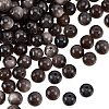 Olycraft 2 Strands Natural Silver Obsidian Beads Strands G-OC0002-61A-1