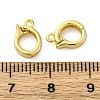 Brass Fold Over Clasps LS-KK-Z078-44G-3