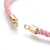 Cotton Cord Bracelet Making KK-F758-03D-G-2