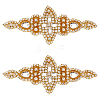 Alloy Rhinestone Ornmament Accessories DIY-WH0021-82G-1