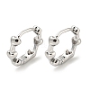 Brass Hoop Earrings EJEW-L211-010C-P-1