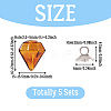 DIY Diamond Glass Bottles Pendants Making Kits DIY-TA0012-40E-3