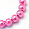 Baking Painted Glass Pearl Round Bead Strands X-HY-Q003-10mm-54-2