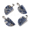 Natural & Synthetic Mixed Gemstone Pendants G-B127-01P-2