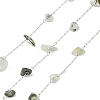 Handmade Natural Rutilated Quartz Chip Beads Chain CHS-H028-06A-03-1