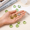 10Pcs Glass Bead Cone for Wind Chimes Making GLAA-TA0002-24A-5
