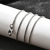 Tarnish Resistant 304 Stainless Steel Snake Chain Necklaces LS-STAS-M174-018P-A-2