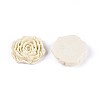 Flower Opaque Resin Cabochons CRES-T025-28C-03-2