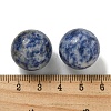 Natural Blue Spot Jasper Round Ball Figurines Statues for Home Office Desktop Decoration G-P532-02A-28-3