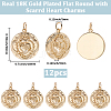 12Pcs Brass Pendants KK-BBC0024-99-2