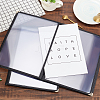 A4 Plastic Menu Book Protector AJEW-WH0237-10-6