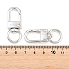 Alloy Swivel Claw Clasps PALLOY-P322-01P-3