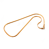 304 Stainless Steel Herringbone Chain Necklaces X-STAS-M174-015G-03-2