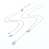 Heart Lariat Necklaces & Pendant Necklaces Sets NJEW-JN02803-03-2