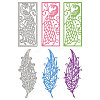 2Pcs 2 Style Carbon Steel Cutting Dies Stencils DIY-DM0002-54-1