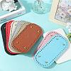 8Pcs 8 Colors Imitation Leather Bag Bottoms FIND-BBC0004-55-3