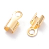 Brass Folding Crimp Ends KK-F824-112G-1